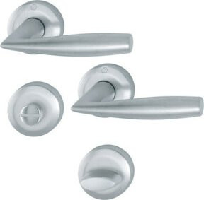Hoppe Rosettengetriebe aus Kunststoff in Silber - Bild 1