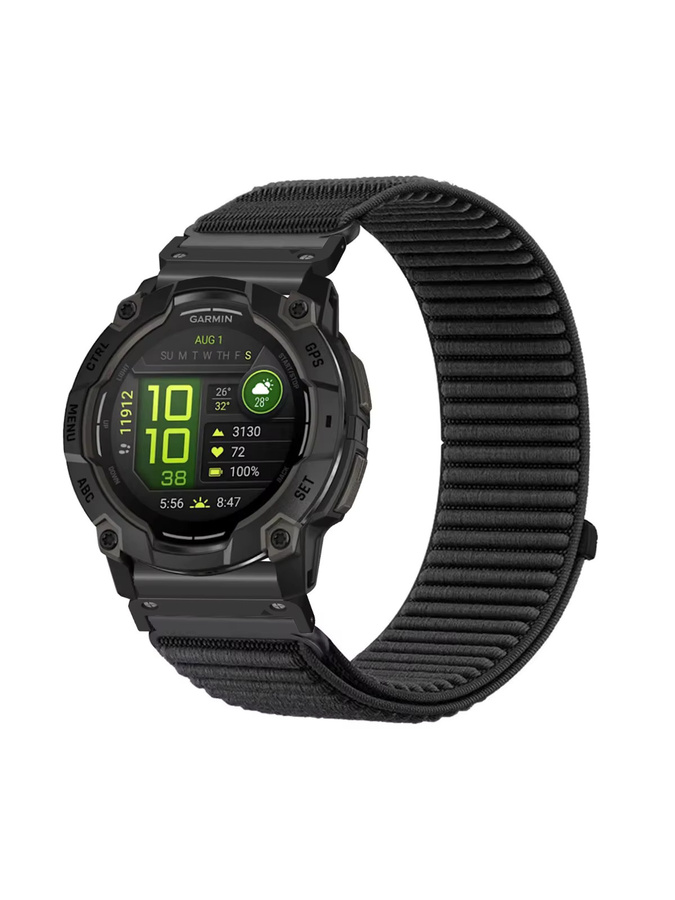 DAINU Uhrenarmband Nylon, Grün, Garmin Instinct 3, Instinct 2X, 50 mm - Bild 4