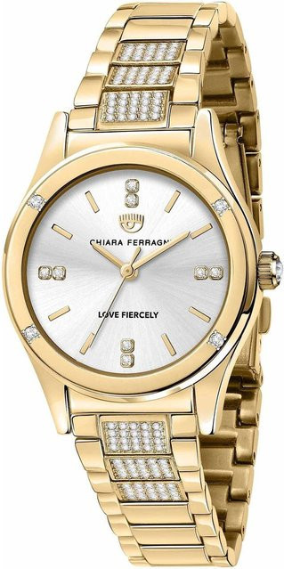 Chiara Ferragni Armbanduhr, Quarz, Edelstahl, Silber, 32 mm, Damen - Bild 1
