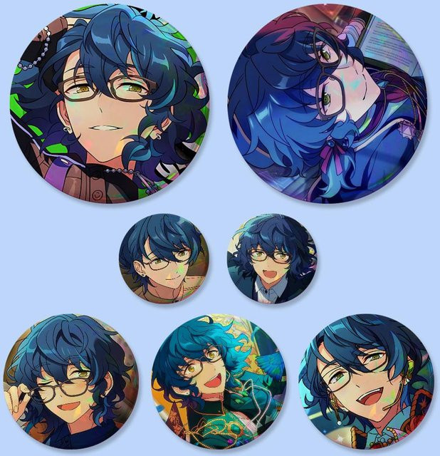 Tsumugi Aoba Spielfigur Anstecknadel Brosche aus Metall in Multicolour für Fans und Sammler - Bild 1