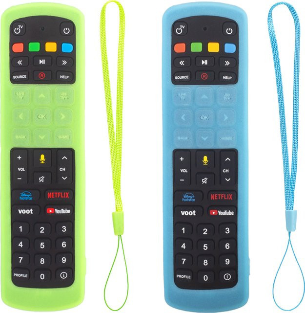 Weiche Silikonhülle für JIO TV Remote Cover in Blau - Bild 1
