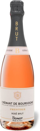 Bonot Père & Fils Crémant de Bourgogne Prestige AOC brut rosé Schaumwein 0,75 l