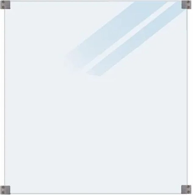 Glaszaun Element Plus aus Polycarbonat semi-transparent B: 90 cm, H: 91 cm - Bild 1