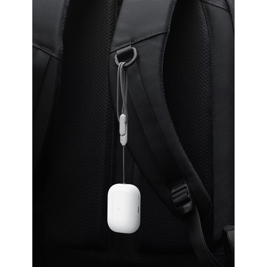 10er Set NYFundas Handgelenk Lanyard mit Charms für iPhone und AirPods Pro, Armband und Schlüsselanhänger in Silber und Grau - Bild 2