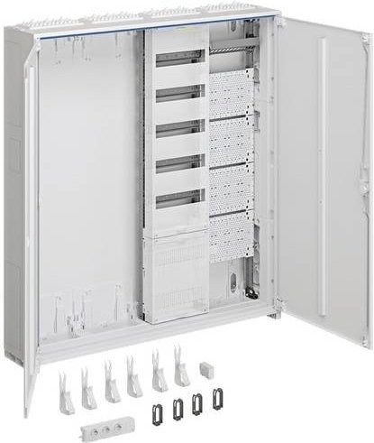 Hager ZB34NW1APZ2 Systemschrank Aufputz, Weiß, B/H/T: 110,0 x 20,5 x 105,0 cm - Bild 1
