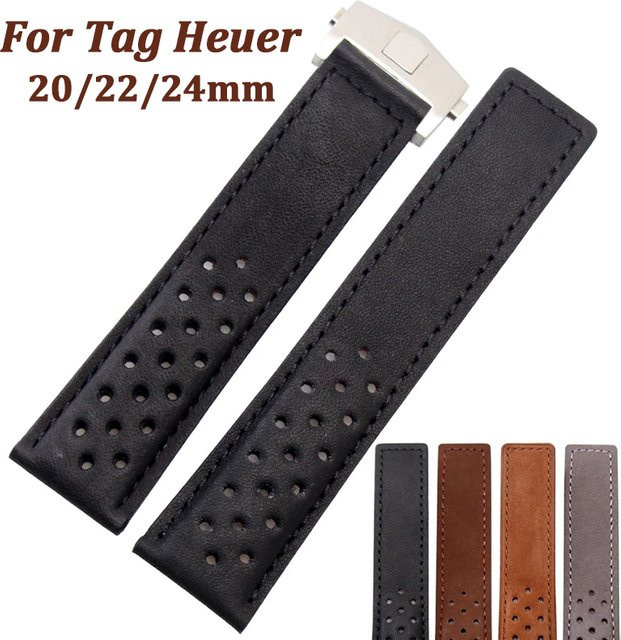 Carrera Uhrenarmband Rindsleder, Schwarz, Herren - Bild 1