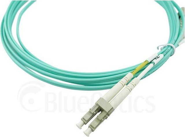 BlueOptics Duplex LWL Patchkabel kompatibel mit Ubiquiti, LC-UPC/LC-UPC, Multimode OM3 G50/125µm, beige, Länge: 20 m - Bild 1