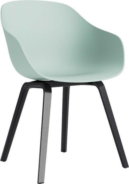 HAY About A Chair AAC 222 mit Armlehnen in Grün und Eiche matt - Bild 1
