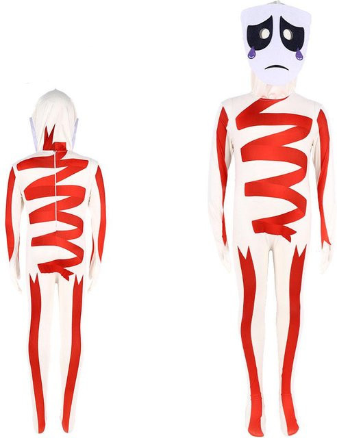 Der Erstaunliche Digitale Zirkus Pomni Cosplay Kostüm, Clown Outfit, Bunt / Mehrfarbig - Bild 1