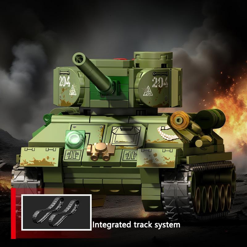 SEMBO BLOCK Panzer Militärische Bausteine Armee Ingenieurfahrzeug - Bild 2