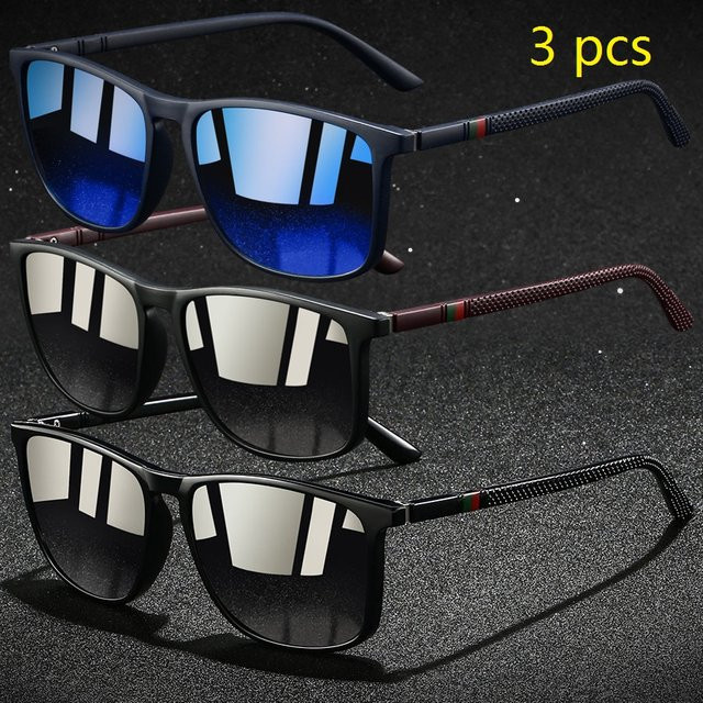 WSZ Sonnenbrille, Quadrat, Vollrand, Kunststoff, Schwarz, Unisex - Bild 1