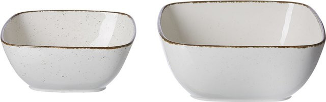 Ritzenhoff & Breker Servierschalen-Set Casa aus Keramik, 2er Set, Weiß - Bild 1