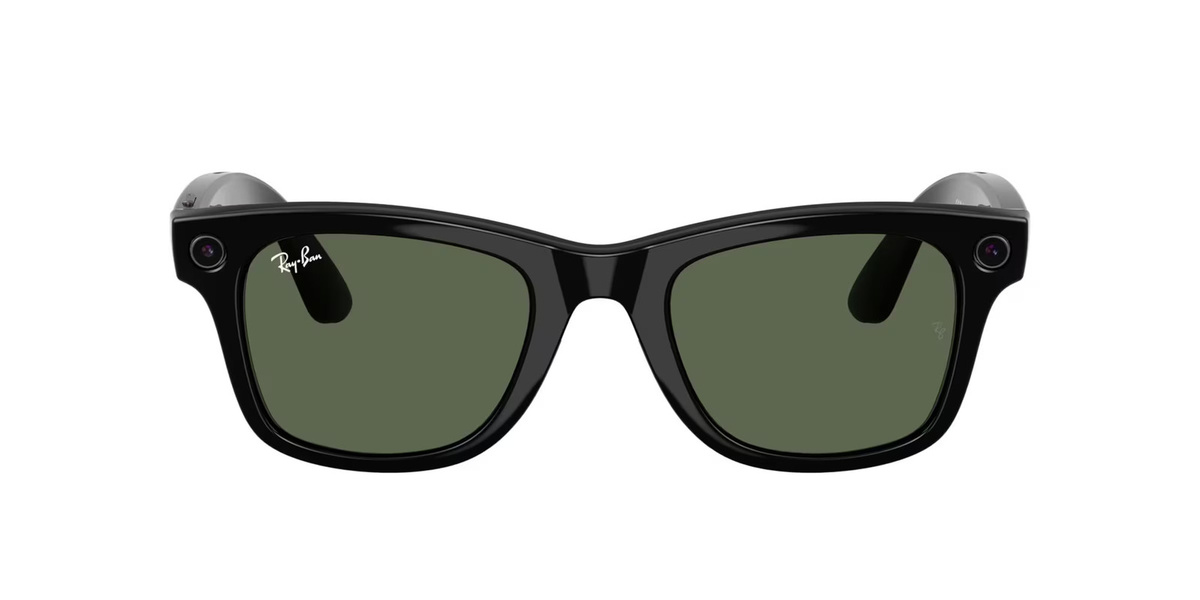 Ray-Ban Meta RW4012 Wayfarer Gen 2 Smart Brille in Schwarz mit Wi-Fi, Bluetooth und USB-C für Telefonate - Bild 1
