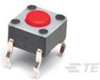 TE Connectivity AMP Tactile Switch, Farbe: Rot, Artikelnummer: 1825910-7 - Bild 1