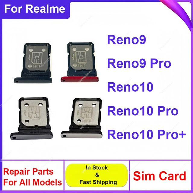 SIM-Karten-Halter für OPPO Reno 9 10 10 Pro 10 Pro Plus 5G in Grau - Bild 1