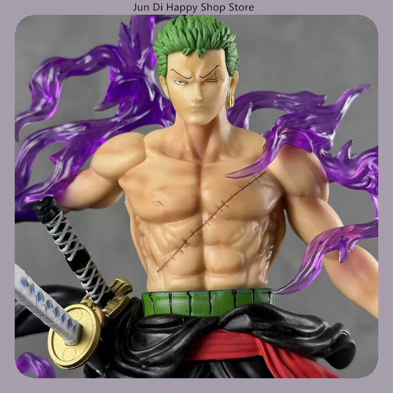 Bandai One Piece Roronoa Zoro Enma Schwert Anime Figur Statue in Multicolor, Höhe: 33 cm - Bild 2