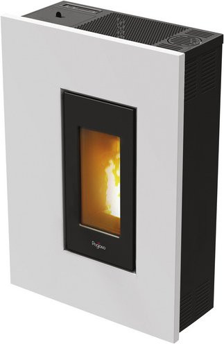 PEGASO Pelletofen Madison 5 in Weiß mit Automatik und WIFI, 5,3 kW - Bild 3