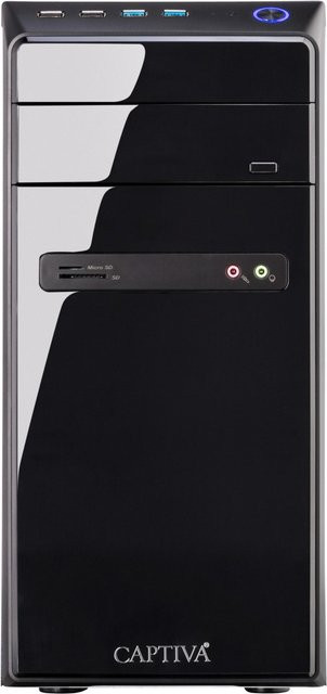 Captiva Advanced Gaming I67-514 PC in Schwarz mit Intel Core i5, 8 GB RAM, 480 GB SSD und nVidia GeForce GTX 1050 Ti (4 GB), Windows 11 - Bild 1