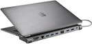 XTREMEMAC Docking Station mit 12 USB-C Ports, HDMI und DisplayPort, Space Grau - Bild 1