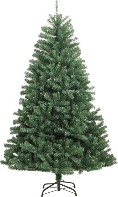 vidaXL Künstlicher Weihnachtsbaum Grün mit Ständer, Höhe: 210 cm - Bild 1