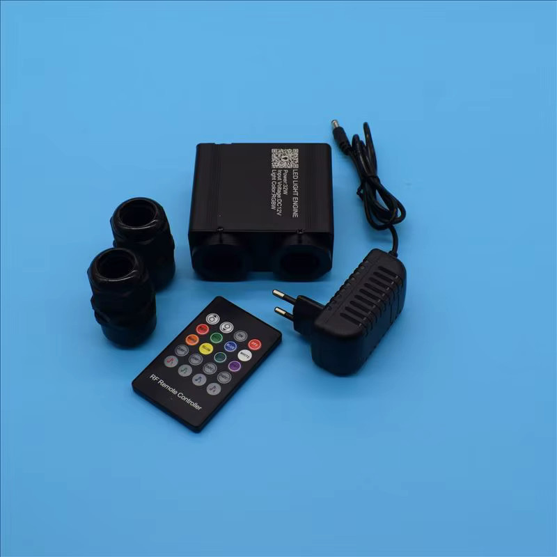 SENVODO RGBW LED Glasfaser-Sternenhimmel Set mit App-Bluetooth-Steuerung, 32W, Schwarz - Bild 2