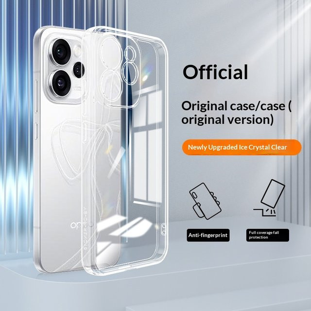 Transparente TPU-Silikonhülle für OPPO Reno 15 und Reno 15 Pro Max, stoßfeste und flexible Handyhülle - Bild 1