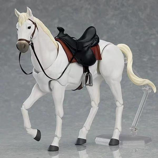 Figma 490 Pferd Modell Figur Braun Weiß Schwarz 14+y - Bild 1