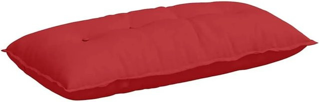 vidaXL Rückenkissen Rot mit abnehmbarem Bezug aus Polyester, B/H/T: 100 x 50 x 19 cm - Bild 1