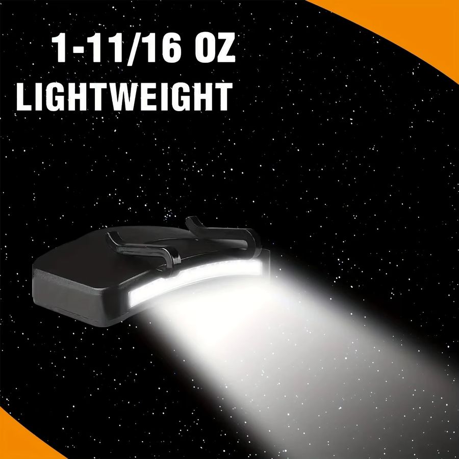 Heinast LED-Stirnlampe zum Aufstecken für Outdoor, Camping und Angeln, Betrieb mit 3 x AAA-Batterien - Bild 3