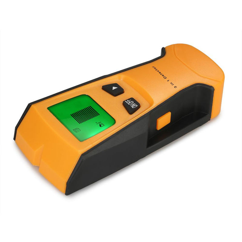 Kkmoon 3-in-1 Multifunktions-Wanddetektor mit LCD-Digitalanzeige zum Finden von Metall, Holz und AC-Kabeln in Orange - Bild 3