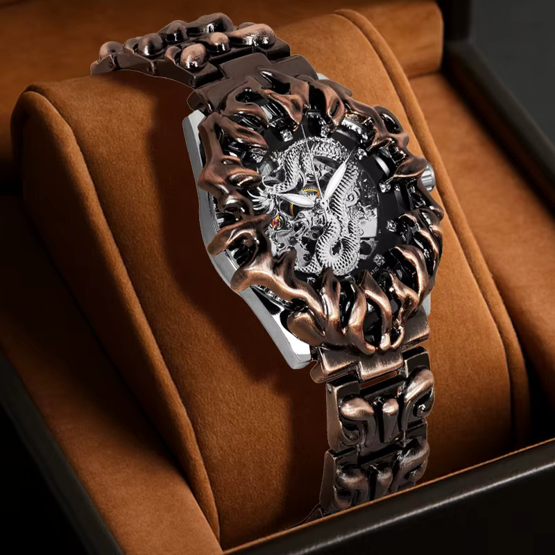 MEIRUIQI Armbanduhr Automatik, Edelstahl, Silber, Herren - Bild 2