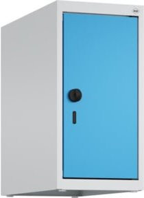 C+P Aufsatzschrank 7035/5012 mit Sicherheits-Drehriegel und 1 Abteil, B/T/H: 50 x 25 x 50 cm - Bild 1