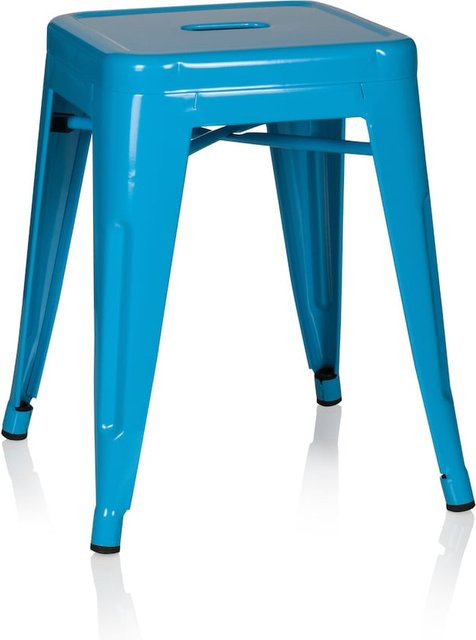 hjh OFFICE Bistrohocker VANTAGGIO aus Stahl im Industry-Look ohne Armlehnen - Bild 1