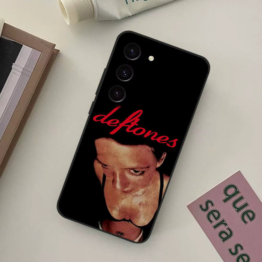 Handyhülle Band Deftones Soft Cover für Samsung Galaxy S21 S22 S23 S24 S25 S26 Ultra FE Plus 5G A52S in Schwarz - Bild 4