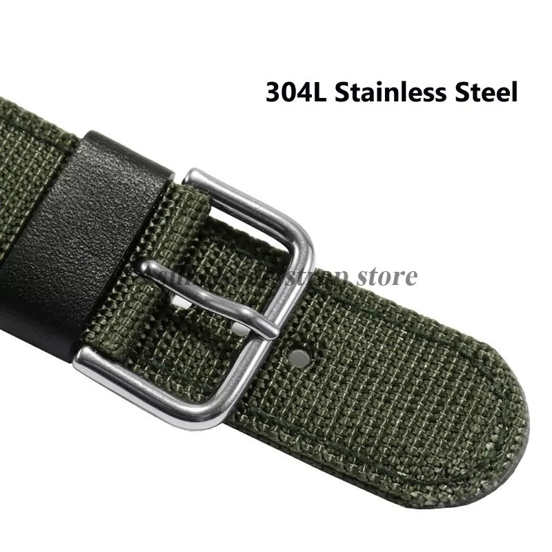 Asukaband Uhrenarmband Nylon Canvas, 18 mm, Herren Damen - Bild 3