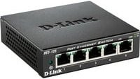 D-Link DES-105 Netzwerk-Switch mit 5 Ports, 100 Mbit/s, Ethernet/LAN, Schwarz - Bild 2