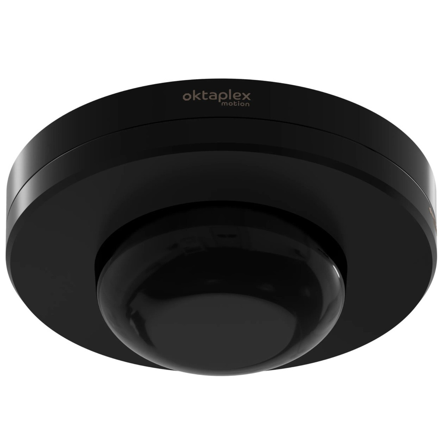 Oktaplex Pia Präsenzmelder mit 360° Erfassungsbereich, LED, IP65, Schwarz - Bild 2