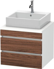 Duravit Waschtischunterschrank DuraStyle in Dunkelweiß mit 2 Schubladen, Breite: 60 cm, Tiefe: 54,8 cm, Höhe: 51,2 cm - Bild 1
