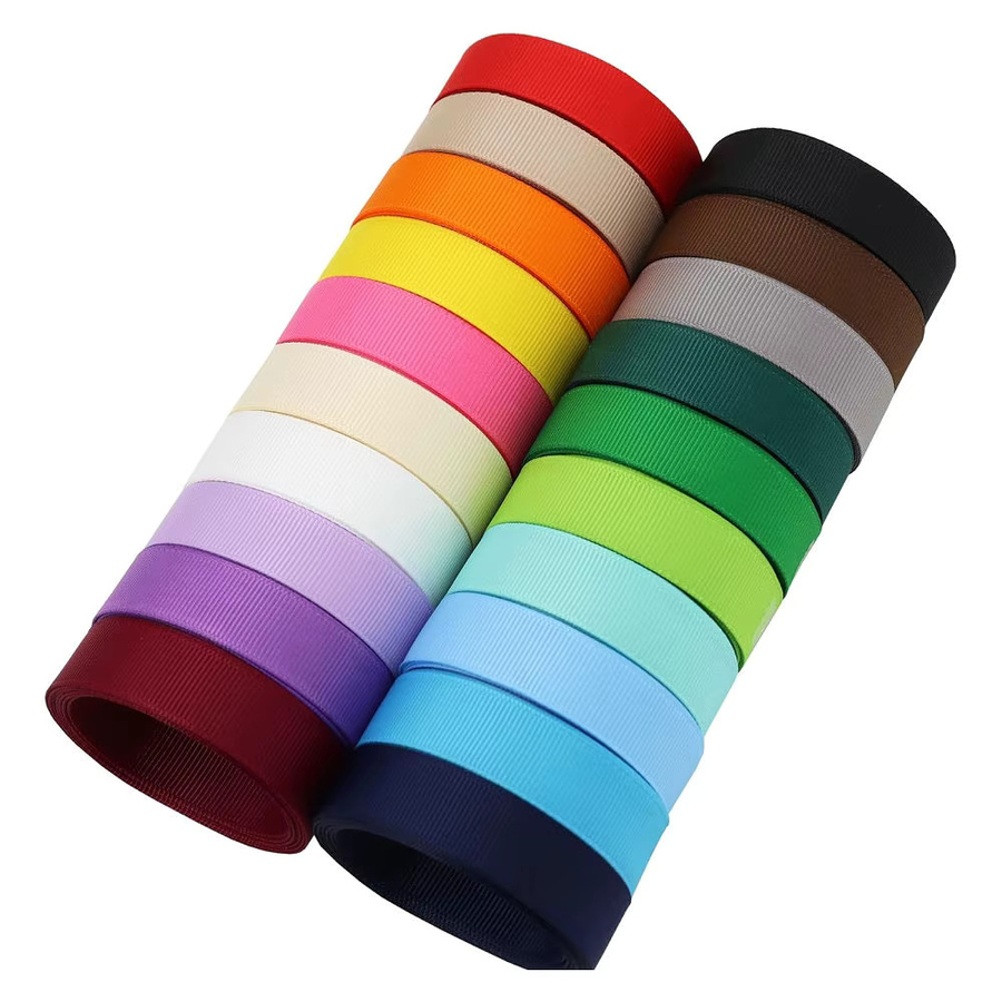 SUNEEYDAY Ripsband aus Polyester in Multicolour für Geschenkverpackungen, Dekoration und DIY-Bastelprojekte, 10 Yards - Bild 3