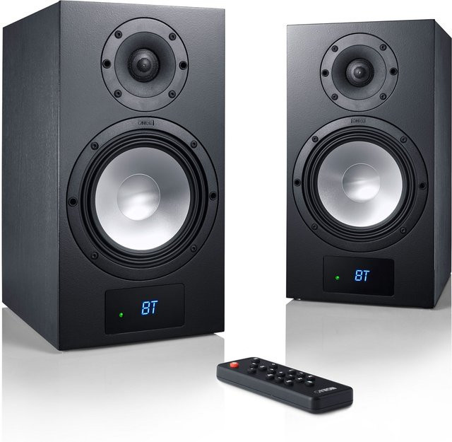 Canton Smart GLE 3 Regallautsprecher Paar in Schwarz mit Bluetooth, Optisch und USB als aktive Lautsprecher - Bild 1