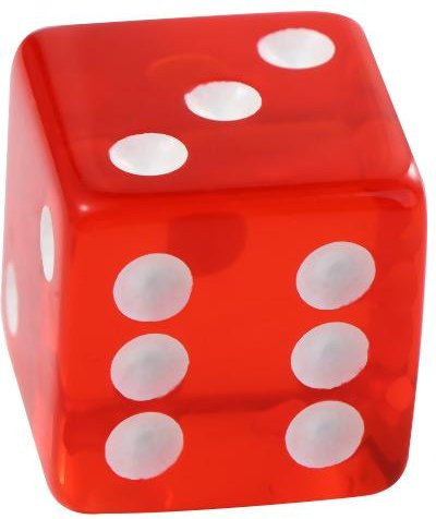 Freedom Outdoors Casino-Würfel D6 red 1-teiliges Set - Bild 1