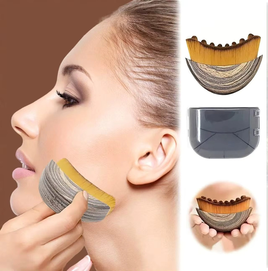 Lymphkonturpflege-Gesichtsmassagebürste mit Aufbewahrungsbox, Unisex - Bild 3