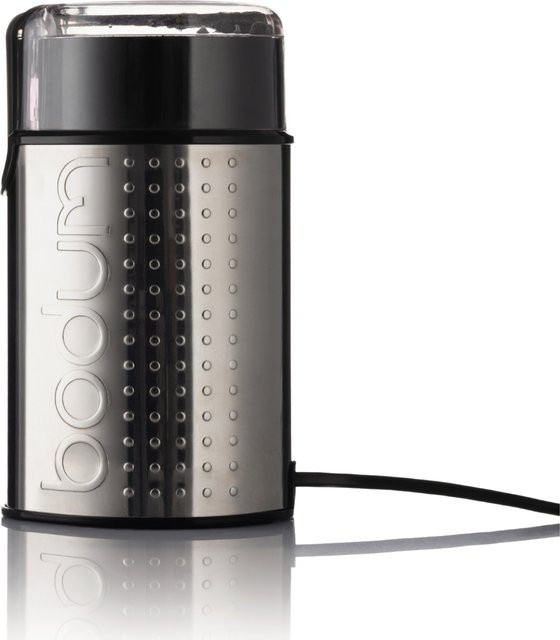 BODUM Elektrische Kaffeemühle Bistro in Silber und Chrom - Bild 1