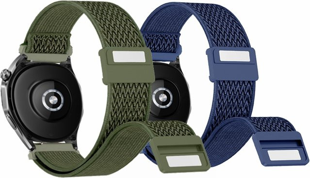 Uhrenarmband Textil, magnetisch, elastisch, Unisex, 20/22 mm - Bild 1