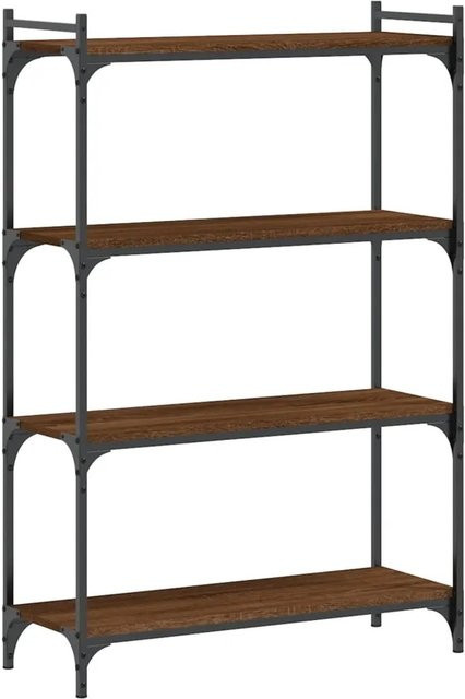 vidaXL Bücherregal im Industrial Design mit 4 Böden in Braun, B/T/H: 80 x 30 x 120 cm - Bild 1