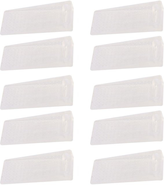 10 Stück GoolRC Türstopper aus flexiblem TPR, transparent, bohrfrei und stapelbar - Bild 1