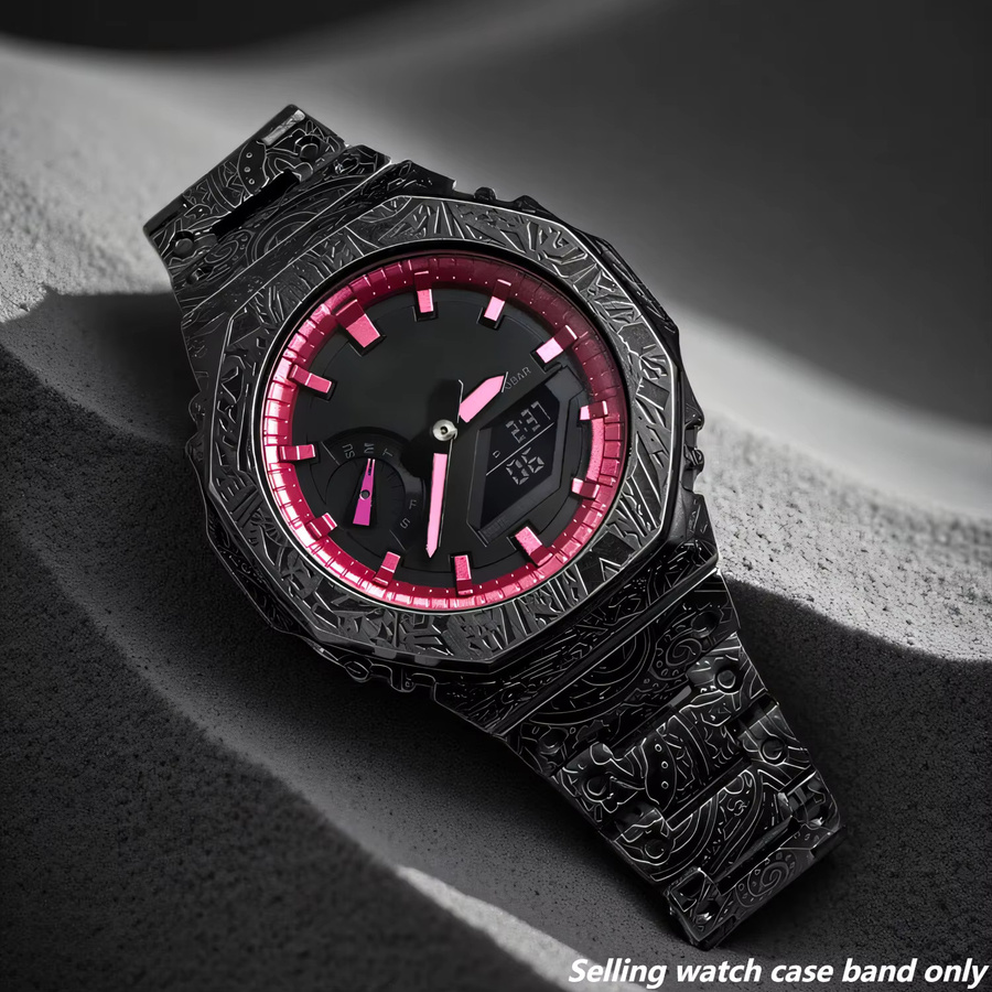 Zhuolei Uhrenarmband Edelstahl, GA2100 Mod Kit für Casio G-SHOCK - Bild 3