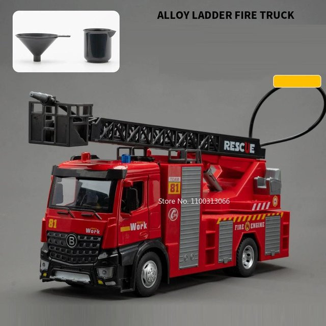 Feuerwehrwagen, 1:18 Maßstab, mit Licht und Musik, ab 14 Jahren - Bild 1