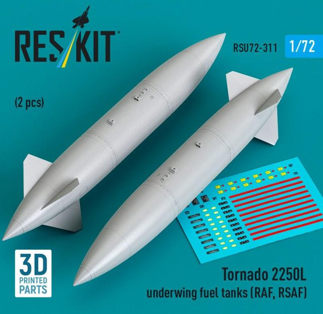 ResKit Models Tornado 2250L underwing fuel tanks, 2-teiliges Set - Bild 1