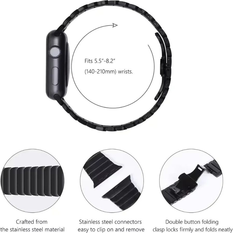 Uhrenarmband Edelstahl, Unisex - Bild 5